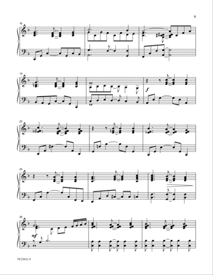 Mark Hayes Christmas Miniatures Piano Solo scores gallery preview page 6