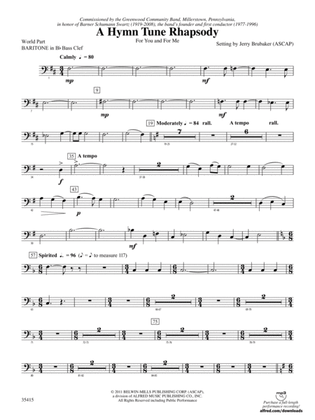 A Hymn Tune Rhapsody: (wp) B-flat Baritone B.C.