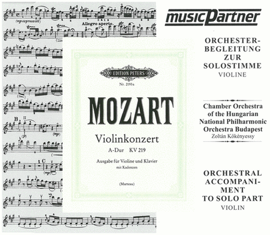 Violin Concerto No. 5 K.219 in A Major (CD)