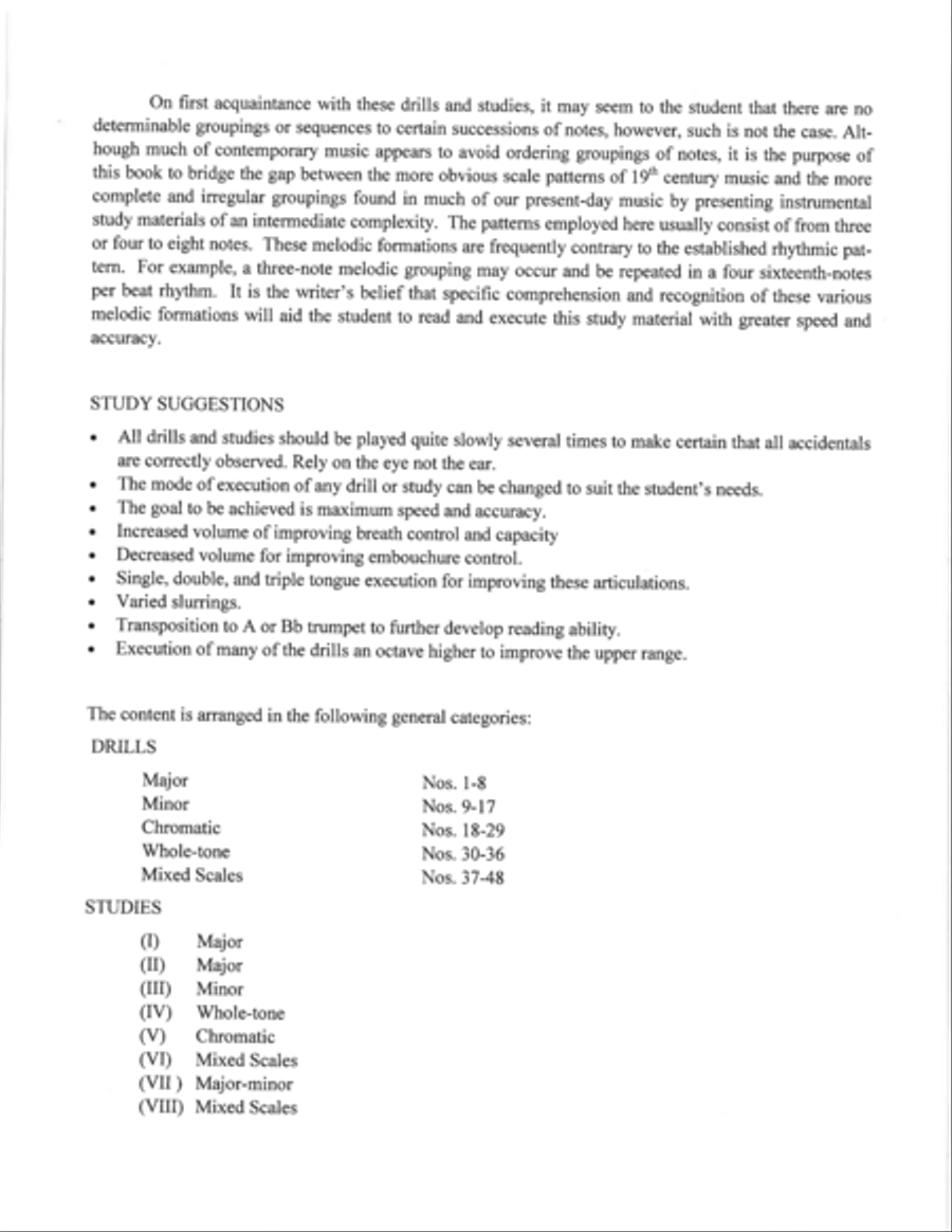 Speed Studies for Trumpet B-Flat Trumpet scores gallery preview page 2