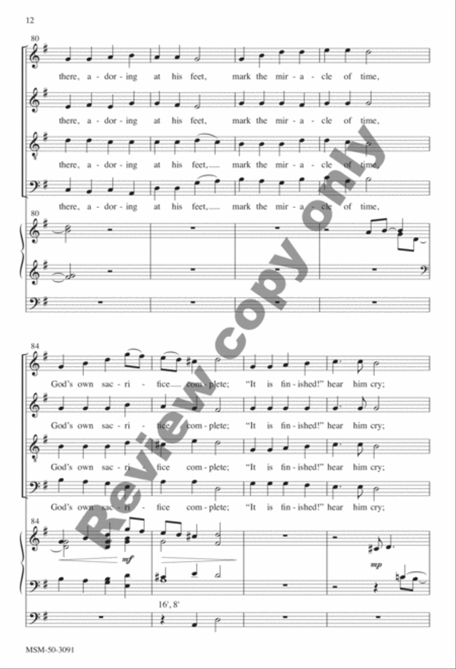 Lenten Meditation Lenten Meditation 4-Part scores gallery preview page 12