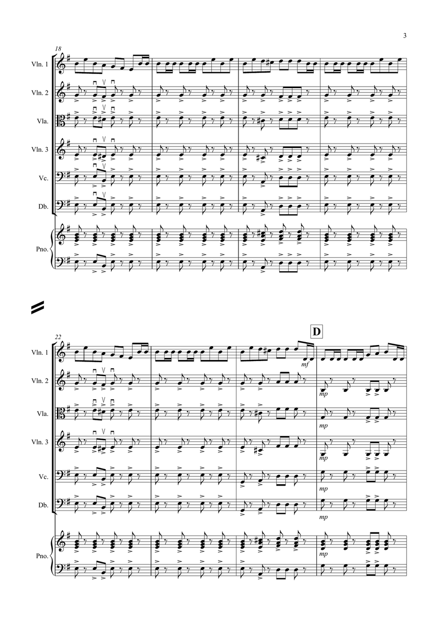William Tell Overture for String Orchestra String Orchestra scores gallery preview page 3