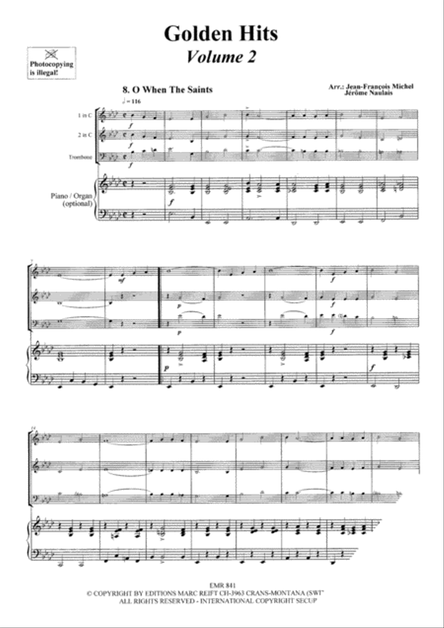 Golden Hits Volume 2 Cornet scores gallery preview page 4