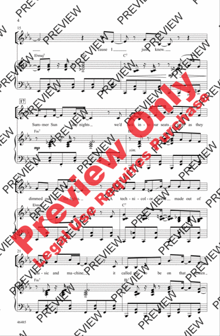 Another Day of Sun 4-Part scores gallery preview page 4