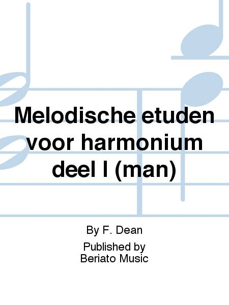 Melodische etuden voor harmonium deel I (man)