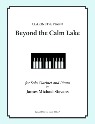 Book cover for Reflection at Blue Lake - Clarinet & Piano