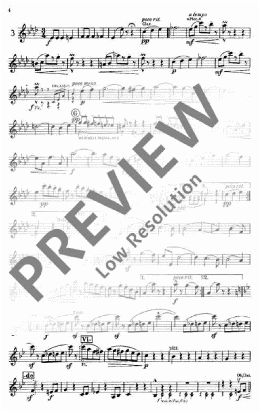Frühlingsstimmen Frühlingsstimmen Oboe scores gallery preview page 4