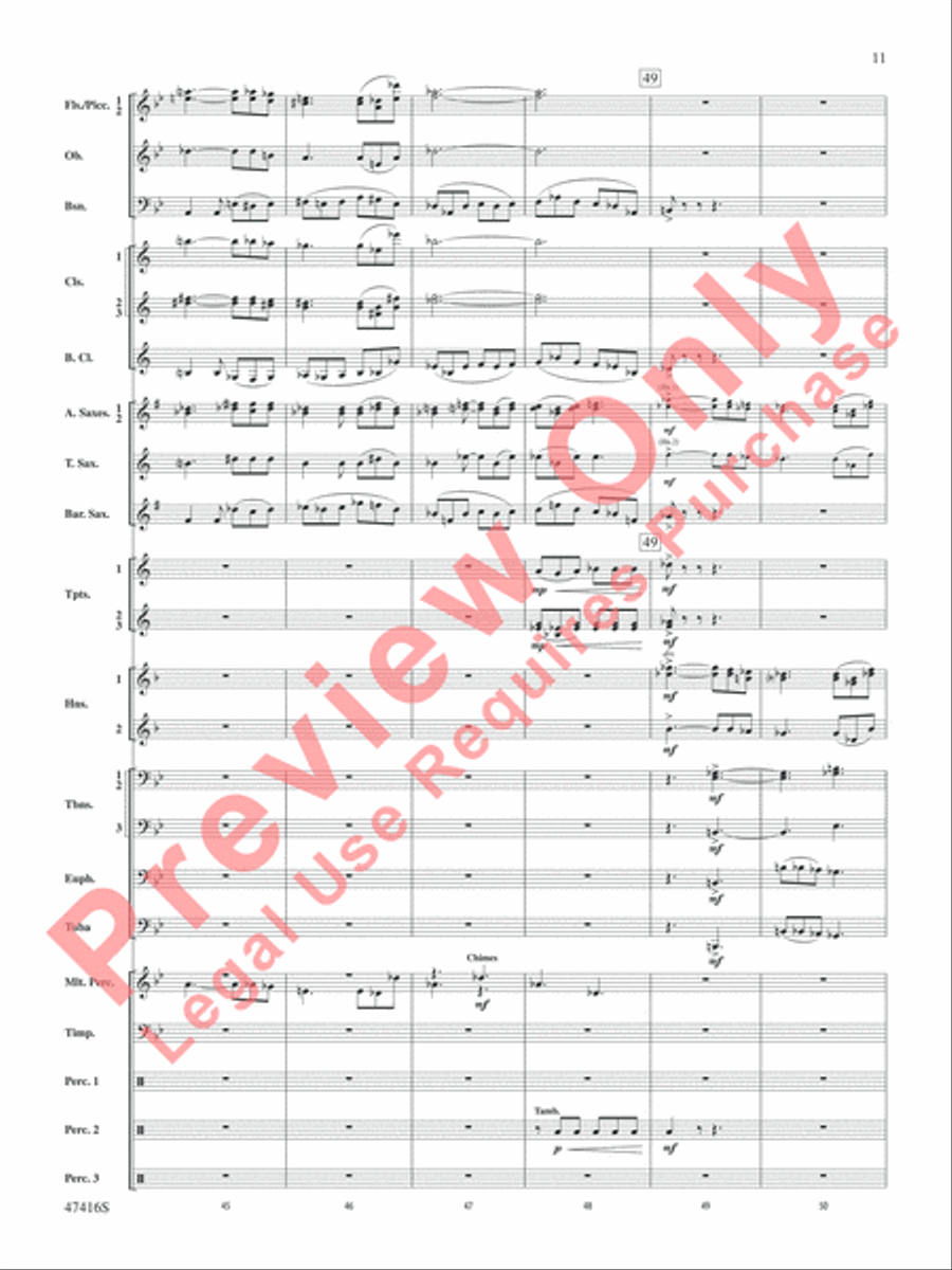 Rogue River Concert Band scores gallery preview page 12