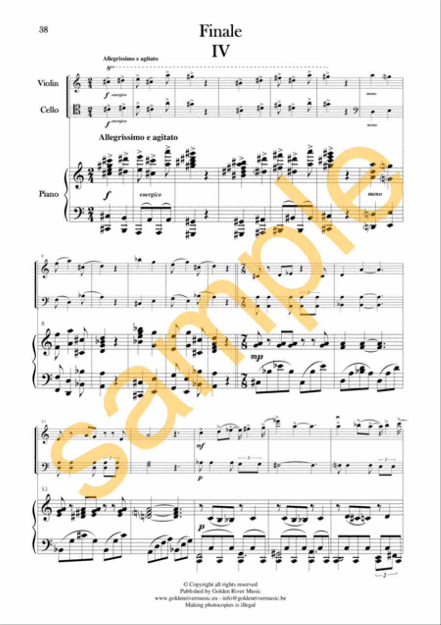 Piano Trio Piano Trio Piano Trio scores gallery preview page 12