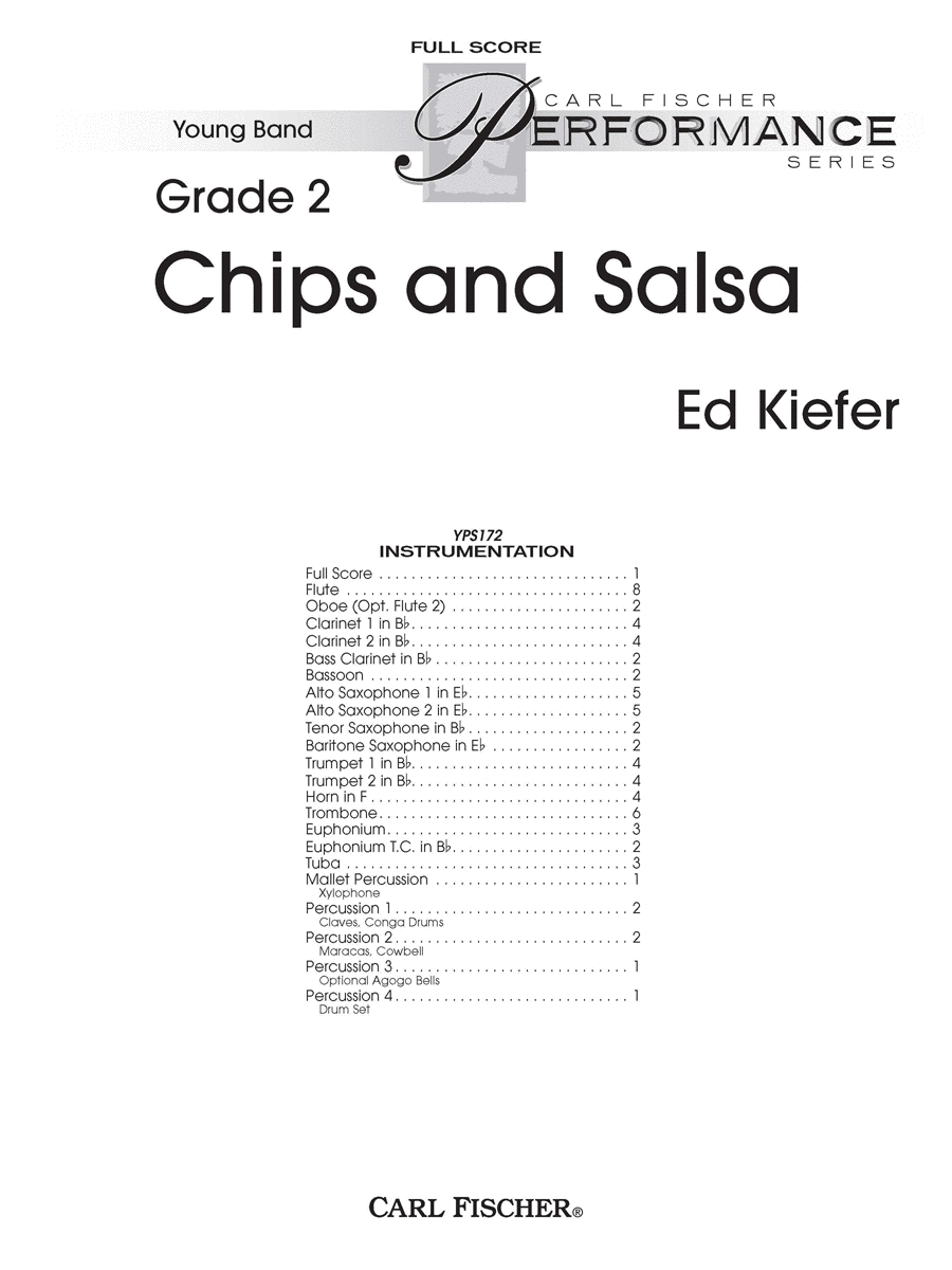 Chips and Salsa Concert Band scores gallery preview page 1