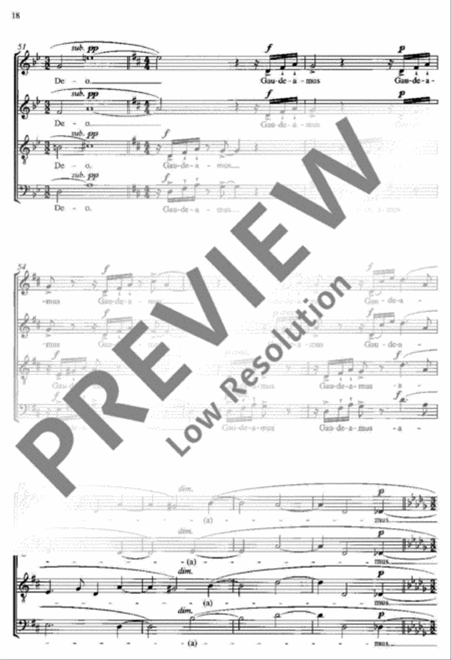 Three Carols 4-Part scores gallery preview page 21