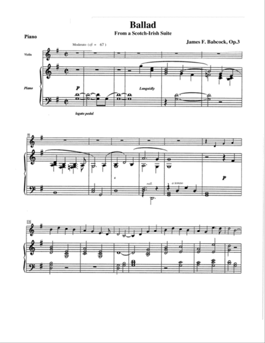 BALLAD Violin Solo scores gallery preview page 3