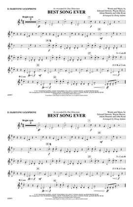 Book cover for Best Song Ever: E-flat Baritone Saxophone