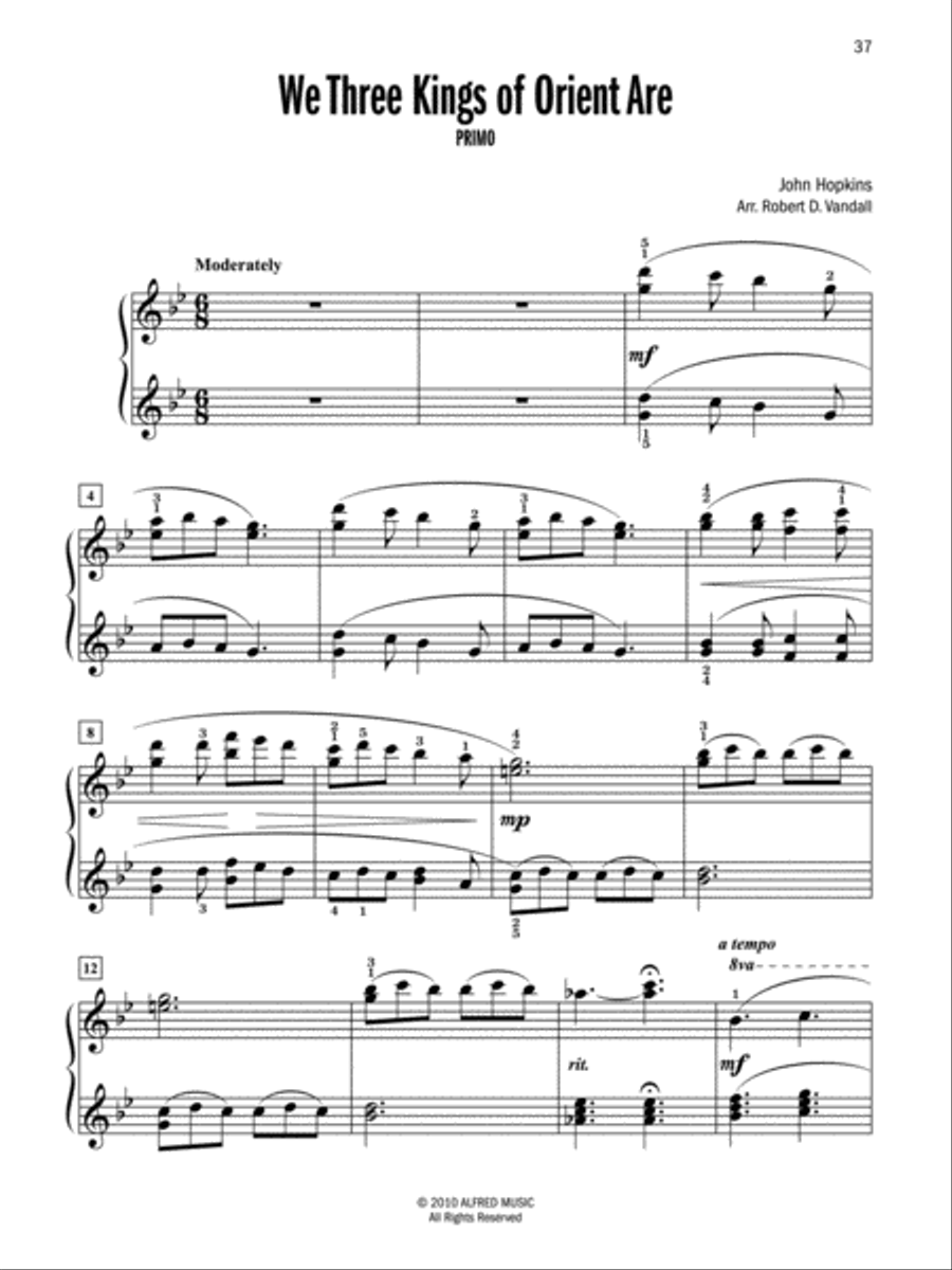 Celebrated Christmas Duets, Book 4 Small Ensemble scores gallery preview page 8