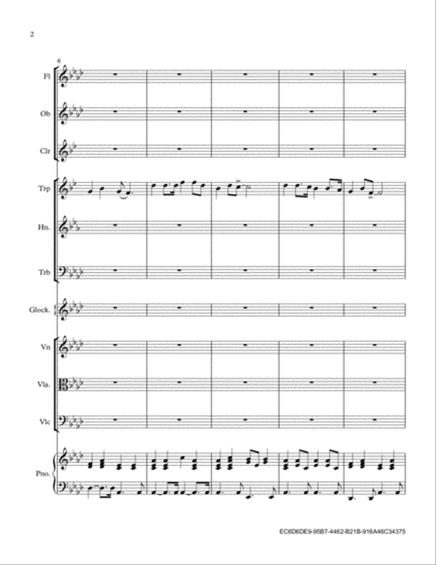 Down At The Cross Down At The Cross Full Orchestra scores gallery preview page 2