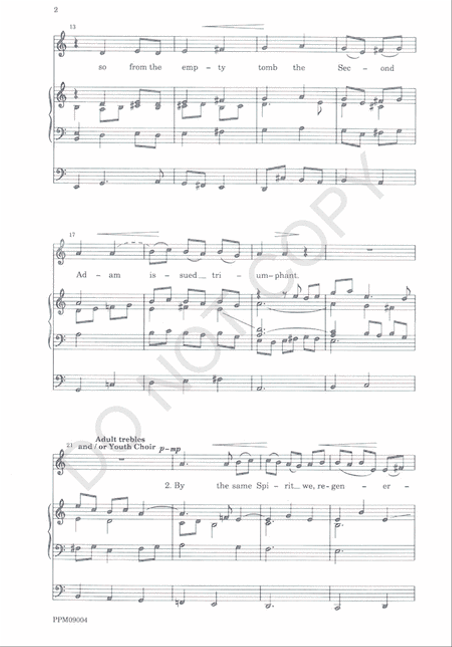 Over the Chaos of Empty Waters 4-Part scores gallery preview page 4