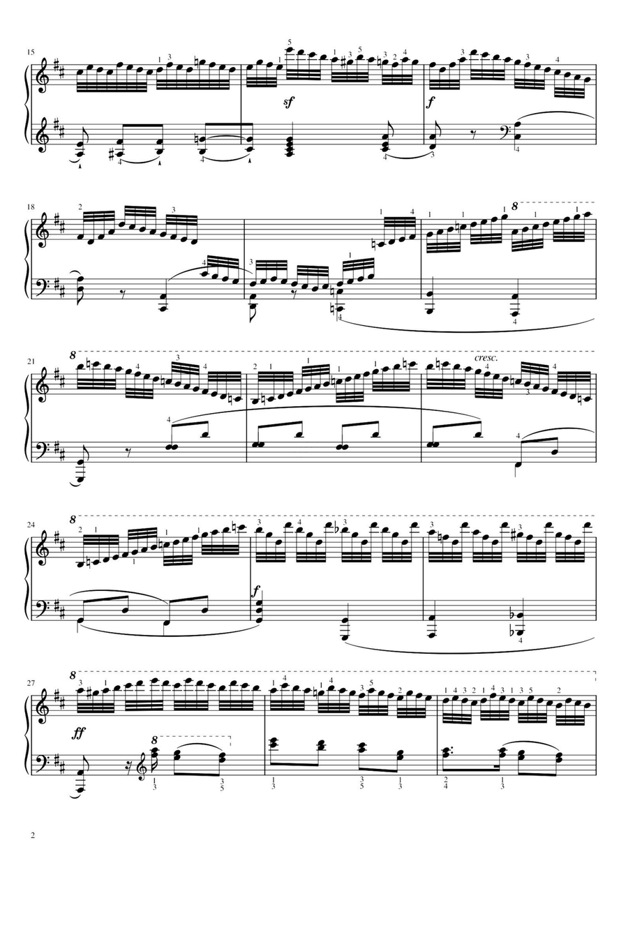 Czerny Op.299 No.24 Piano Solo scores gallery preview page 2