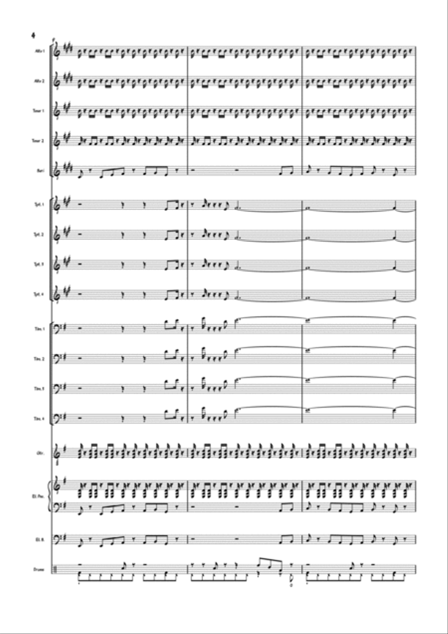Lingus Jazz Ensemble scores gallery preview page 5
