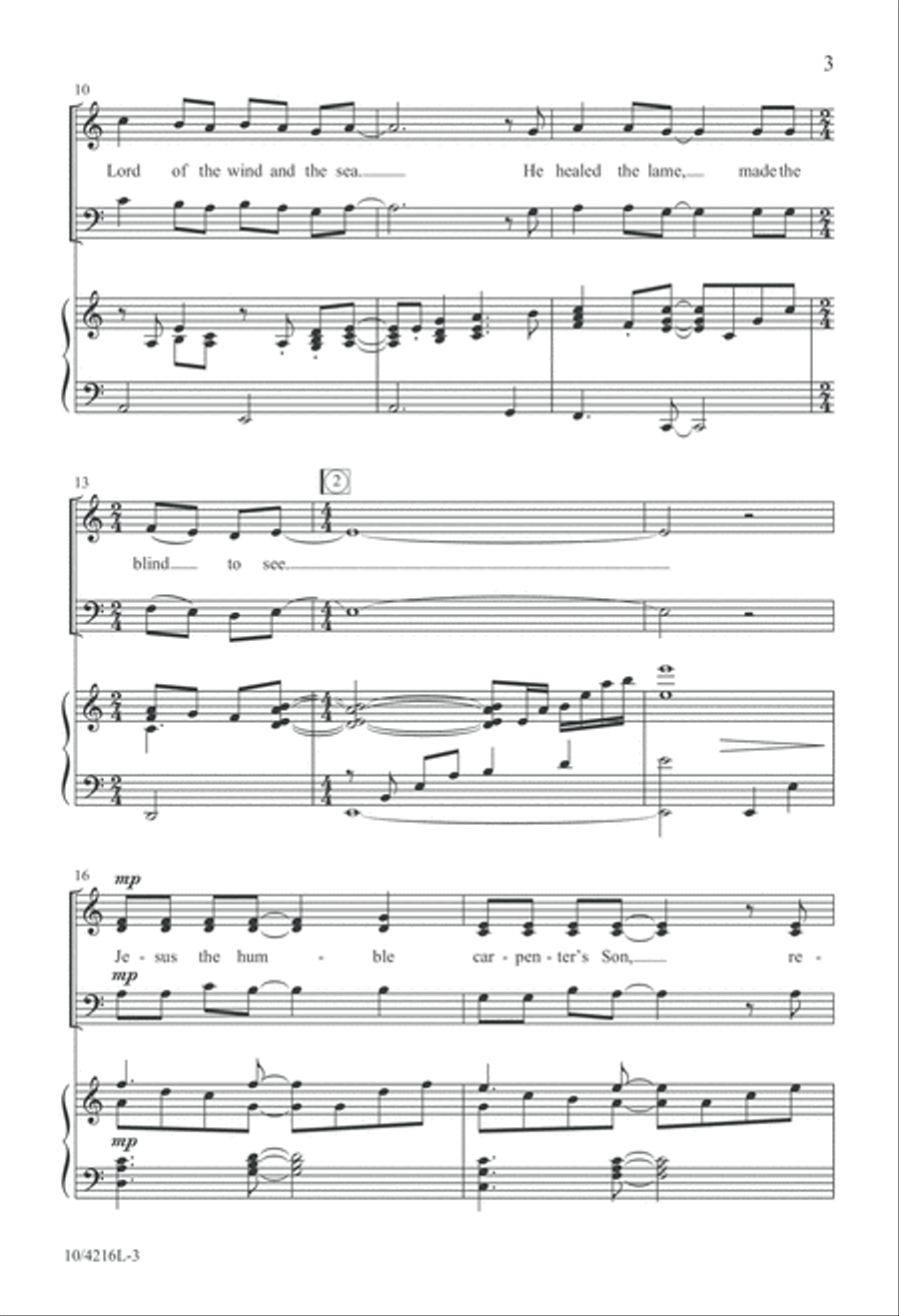 Lord of the Wind and the Sea 3-Part scores gallery preview page 3