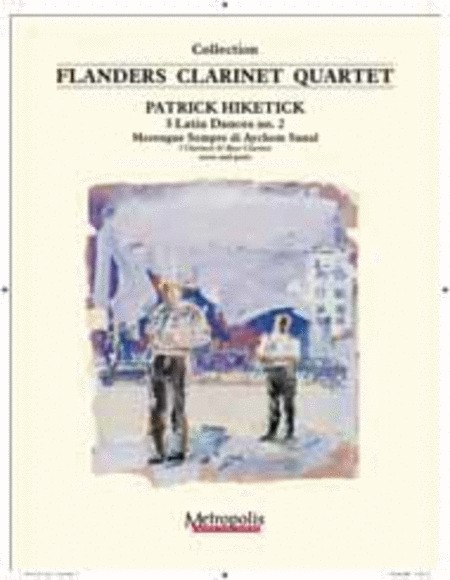 Latin Dances no.2 (Merengue) for Clarinet Quartet image number null