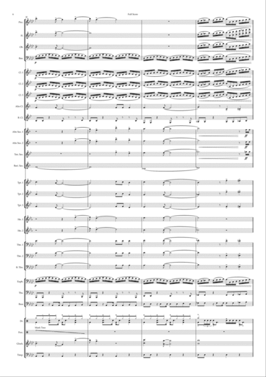Step Back In Time Concert Band scores gallery preview page 6