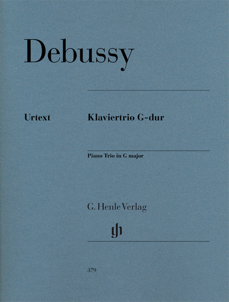 Claude Debussy: Piano trio G major (first edition)