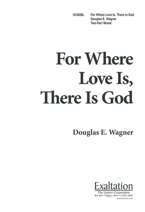 Book cover for For Where Love is, There is God