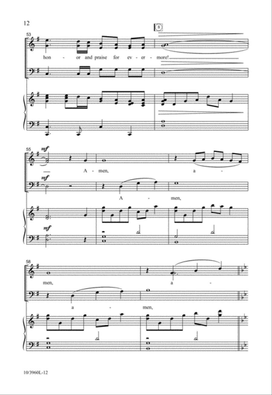 Worthy is the Lamb Worthy is the Lamb 3-Part scores gallery preview page 12