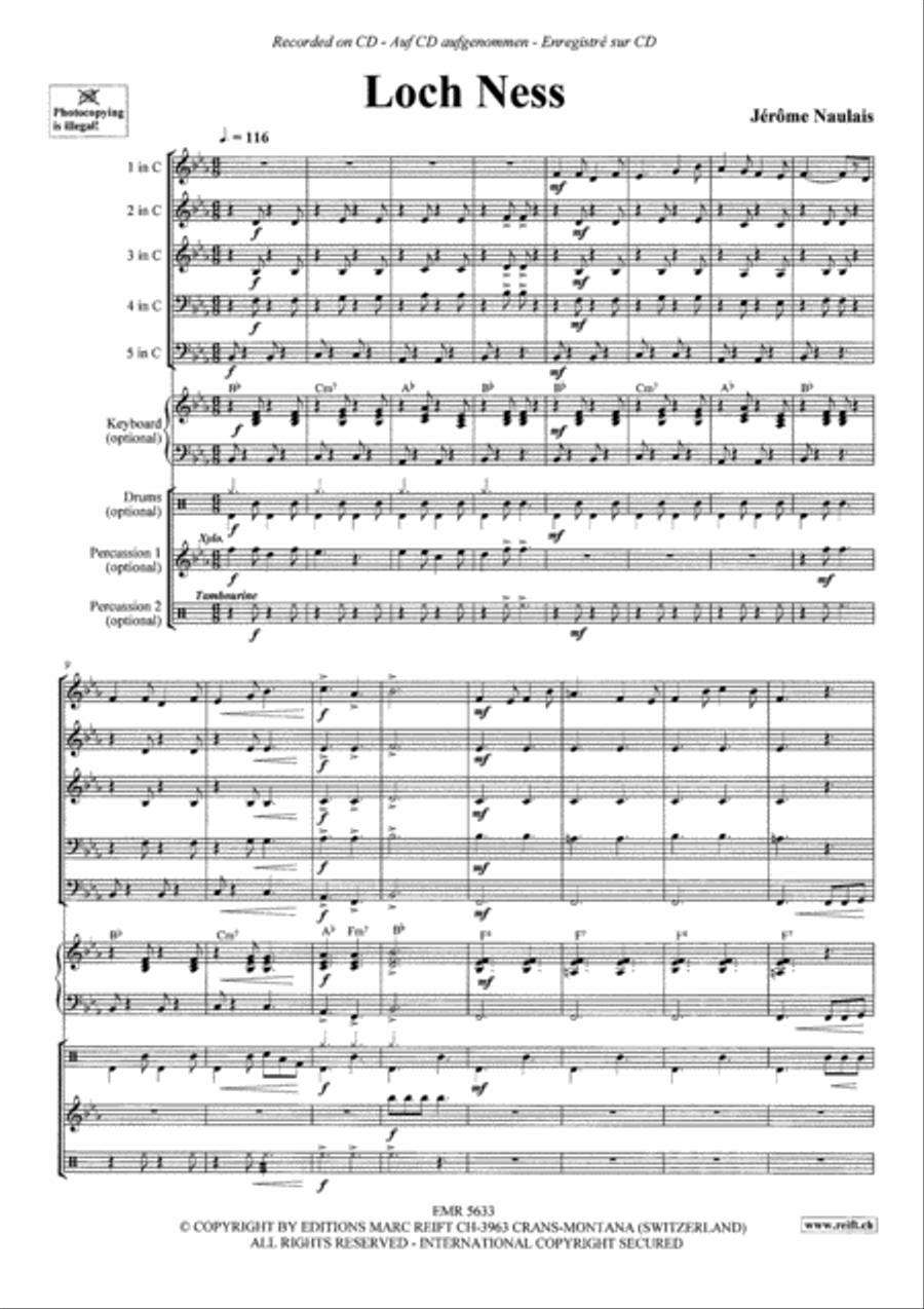 Loch Ness Brass Band scores gallery preview page 3
