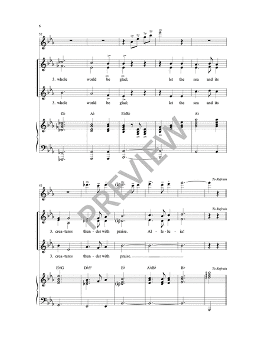 Today is Born Our Savior Choir scores gallery preview page 4