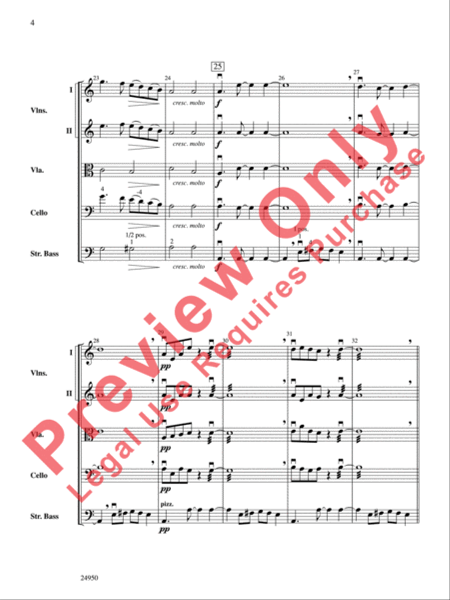 All the Pretty Little Horses String Orchestra scores gallery preview page 5