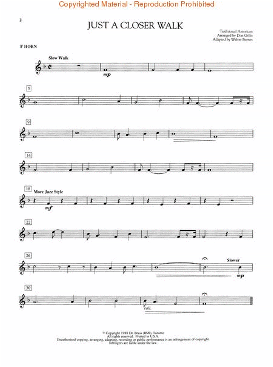 Play Along with The Canadian Brass Brass Quintet scores gallery preview page 2