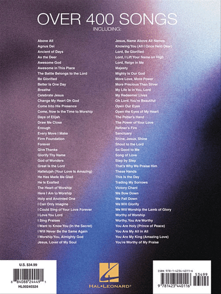 The Praise & Worship Fake Book B-Flat Instrument scores gallery preview page 2