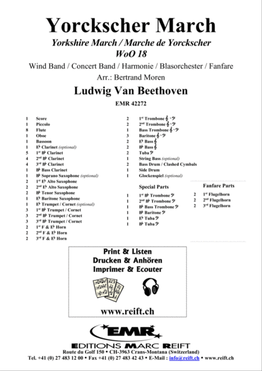 Yorckscher March Concert Band scores gallery preview page 2