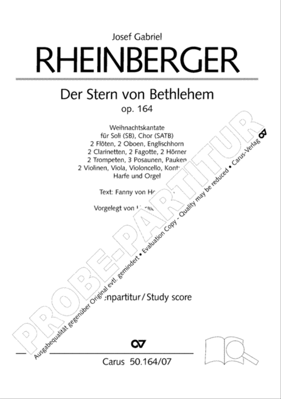 The Star of Bethlehem The Star of Bethlehem 4-Part scores gallery preview page 2