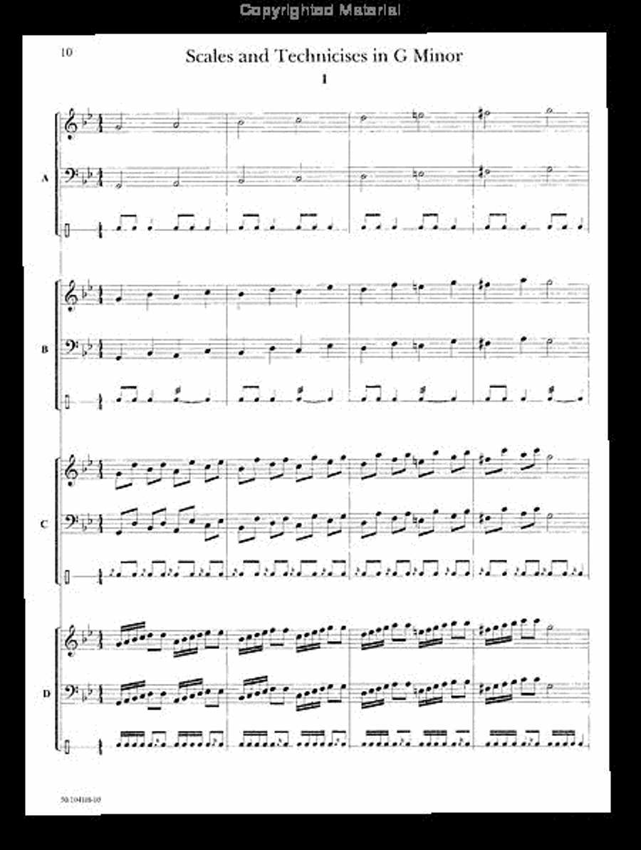 Technicises For Band Flute/Oboe Flute scores gallery preview page 4