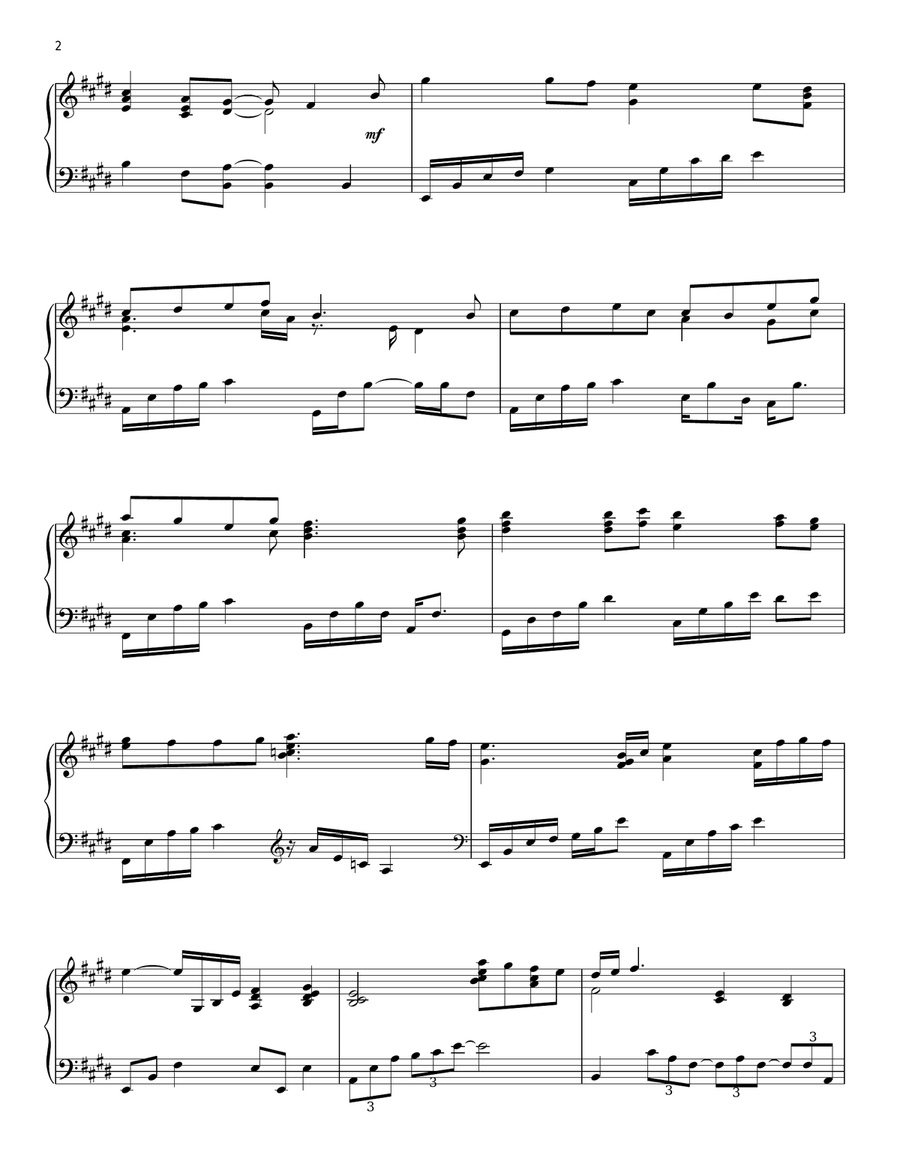 Melodies Of Life Piano Solo scores gallery preview page 2