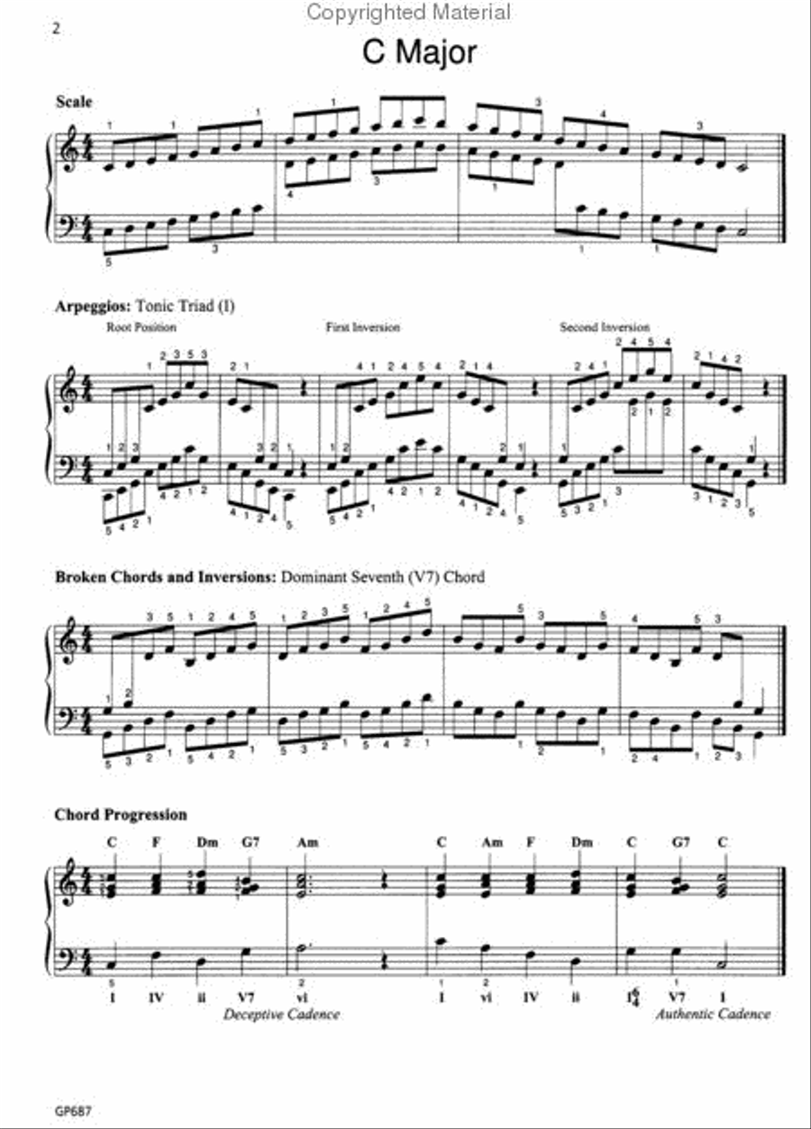 Scale Skills, Level 7 Piano Method scores gallery preview page 3