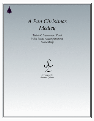 A Fun Christmas Medley (treble C instrument duet)