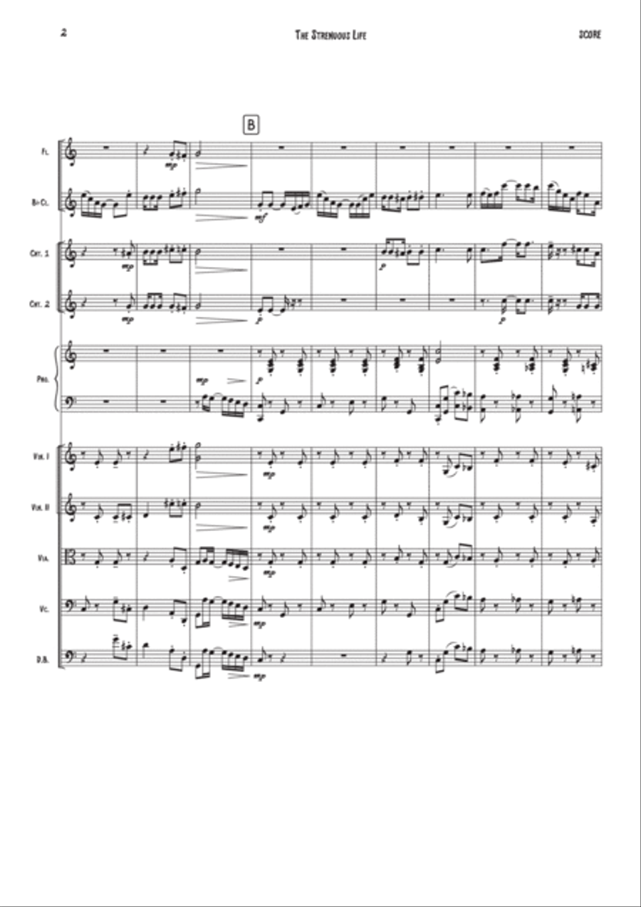 The Strenuous Life The Strenuous Life Clarinet scores gallery preview page 4