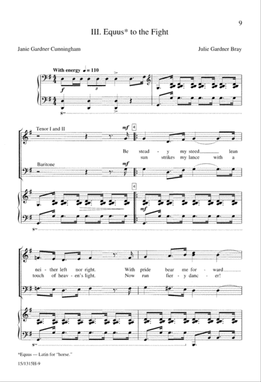 A Trilogy of Knighthood TTB scores gallery preview page 9