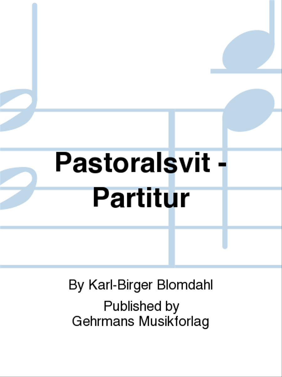 Pastoralsvit - Partitur Pastoralsvit - Partitur String Orchestra scores gallery preview page 1