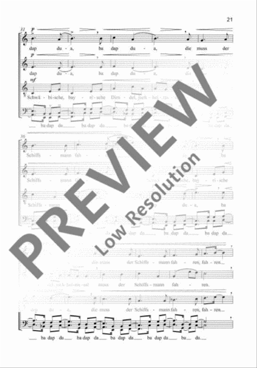 Als wir jüngst in Regensburg waren 4-Part scores gallery preview page 4