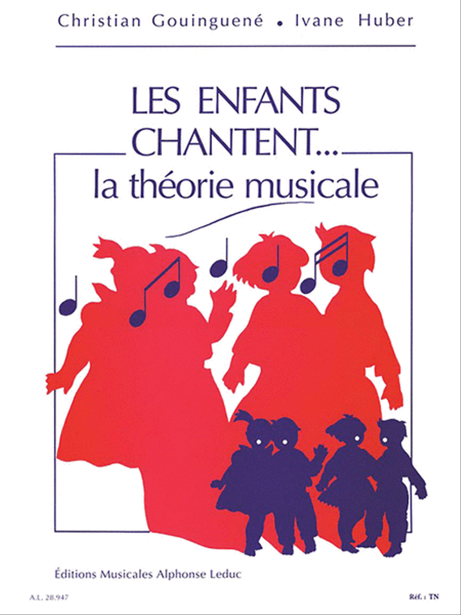 Christian Gouinguene Et Ivane Huber - Les Enfants Chantent... La Theorie Musicale Voice scores gallery preview page 1
