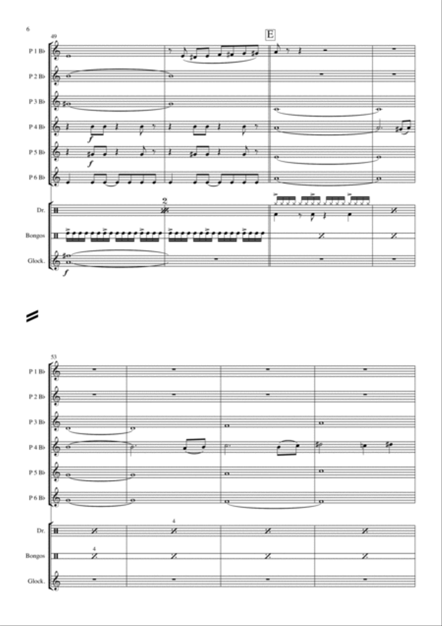 Misirlou Concert Band scores gallery preview page 6