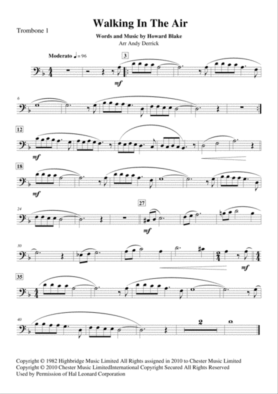 Walking In The Air Walking In The Air Brass Ensemble scores gallery preview page 4