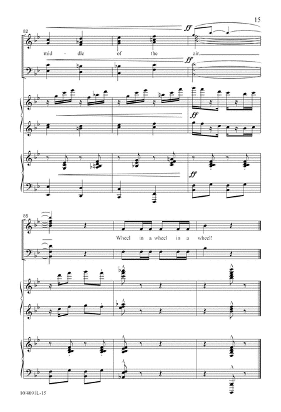 Ezekiel Saw the Wheel Ezekiel Saw the Wheel 4-Part scores gallery preview page 16