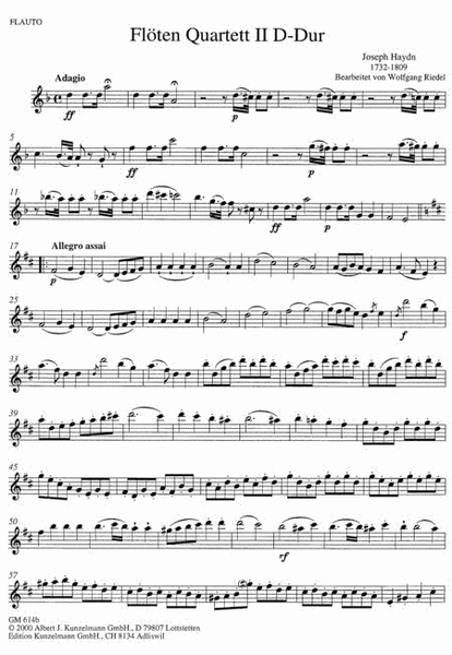 Flute quartet no. 2