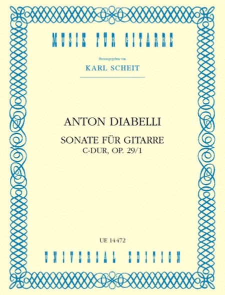 Guitar Sonata, Op. 29/1, C Maj