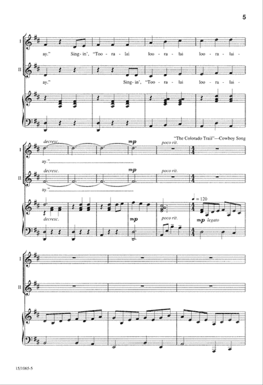 Americans West 2-Part scores gallery preview page 5